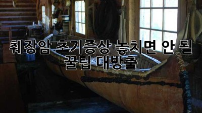 췌장암 초기증상🚨 놓치면 안 될 꿀팁 대방출!